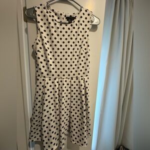 Black and white polka dot dress from Forever 21.